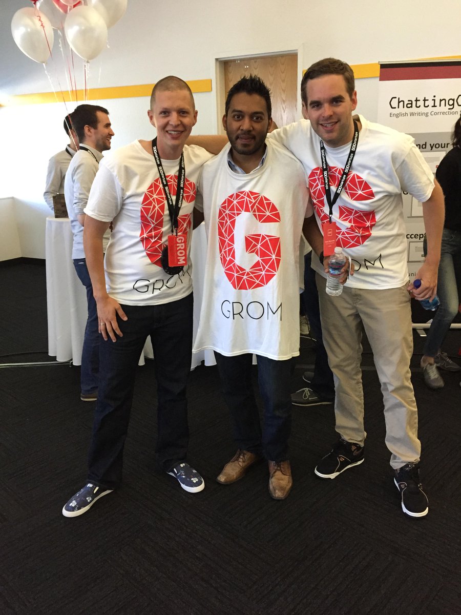 intrinsikly's tweet photo. We just #GROMIFIED @totspot @vjayramani #GROMINATION @500Startups #LuckyBatch13 #DemoDay http://t.co/NsdMopG6pT