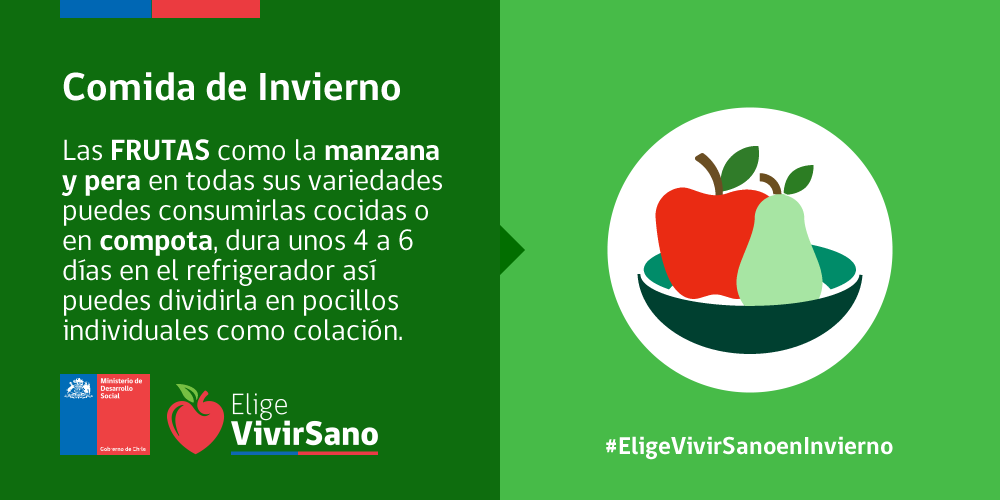 MinDesarrollo's tweet photo. .@EligeVivirSano te recomienda en #Invierno http://t.co/3o3QQCBk9j