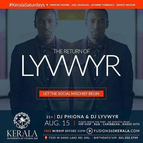 Scottyjewlz's tweet image. .@MaestroCruz_ will be playing Live alongside @DjLyvwyr Sat Aug 15. #Fusion260 #Orlando #DOPESTBAND