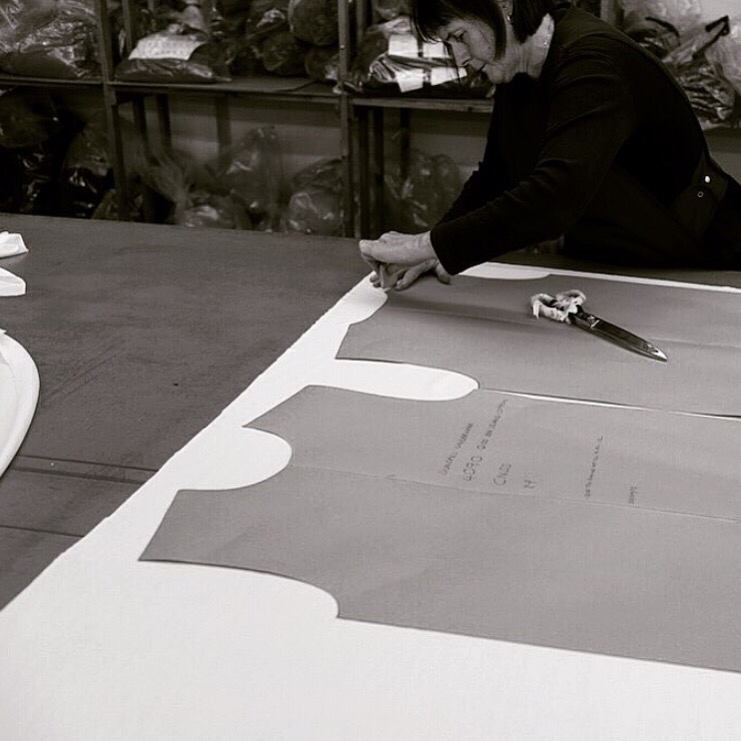 The <a href="/Sunspel/">Sunspel</a> pattern room. A place where simplicity is perfected.