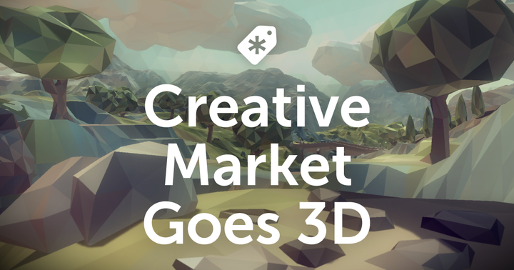 CreativeMarket's tweet photo. We’ve officially launched our new 3D category! Read more on our first step into the 3D world ➝ http://t.co/3JYQAdAtmB http://t.co/9rauTmx7Iy