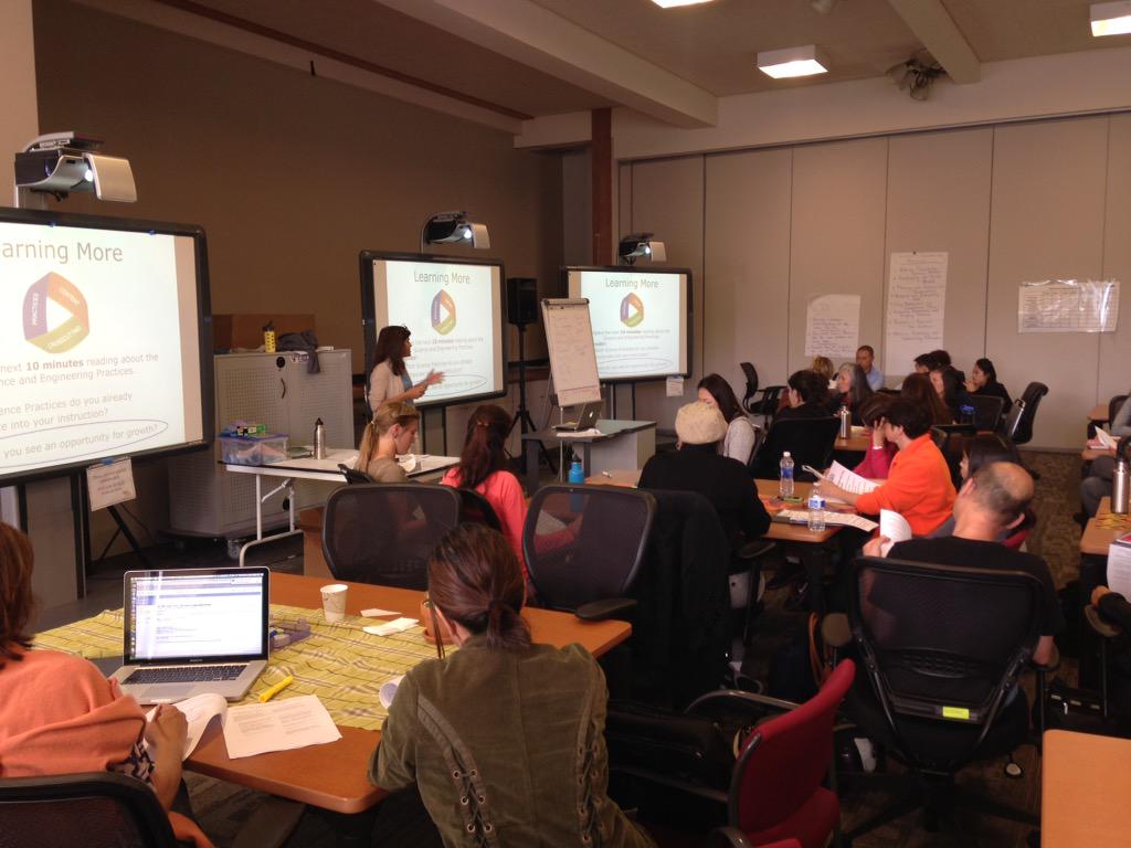SFUSD_Science's tweet photo. Excited to be introducing Jean Parker and JY Chin Elementary schools to the #NGSS Practices! #sfusdloveslearning http://t.co/7Mnso8LfBH