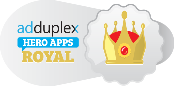 matt24x7's tweet photo. My app http://t.co/m2IonDxLHn was acknowledged as the ROYAL app in @AdDuplex HERO APPS benefit program. TY #AdDuplex http://t.co/jZ2iDGgNCM