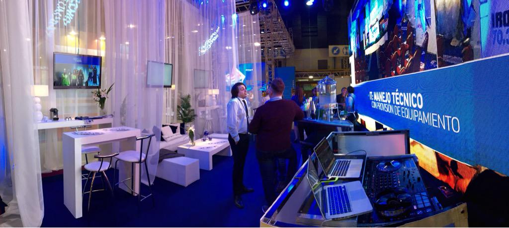 Barra y buena música en nuestro stand de #ExpoEventos !
