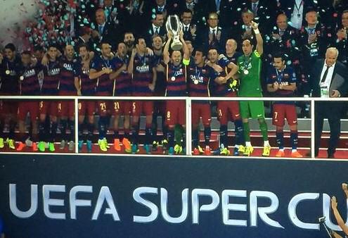 Barça Win Uefa Super Cup 2015