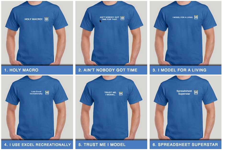 Want a ModelOff T-Shirt?
modeloff.com/tshirts/
#Excel #Finance #FinMod
##MandA #GeekLife #SpreadsheetSuperstar