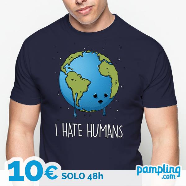 PamplingNews's tweet photo. Sorteamos 1 camiseta de "I Hate Humans" entre todos los que den RT a este tuit. http://t.co/vEEdksUAlO http://t.co/HWhYNNLDdy