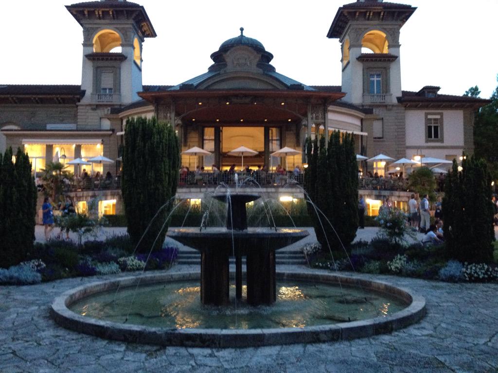 dannihinchy's tweet photo. A lovely end to day 2 of the conference at the Casino in Lausanne #eseb2015 http://t.co/1WpeZLEtRW