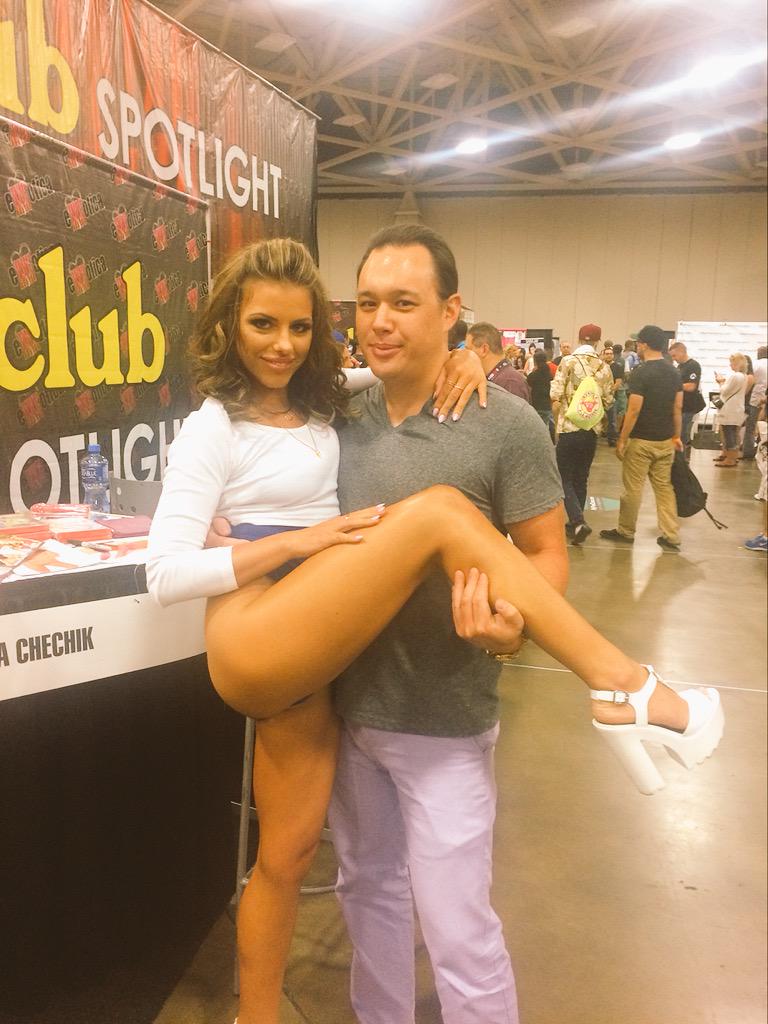 CountVojtech's tweet image. So this happened...got to meet the spokesperson for #haribo #gummybear over the weekend. @adrianachechik #ChechikArmy