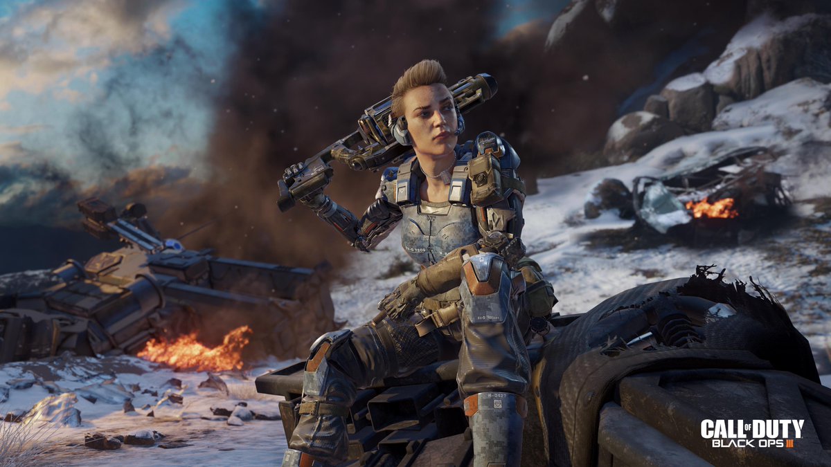 CallofDuty's tweet photo. Say hello to your two new #BlackOps3 Specialists, Spectre &amp; Battery. Learn more on the site: http://t.co/8bqM31PKJq http://t.co/RfIOAJy5zS