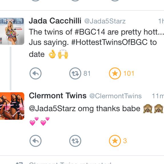 Rocky_Jada's tweet photo. ^_^ @Jada5Starz @ClermontTwins http://t.co/NWDeKrtUKD