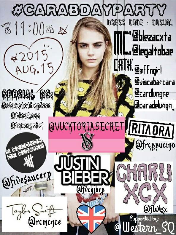 HAPPY BIRTHDAY TO ALL CARA DELEVINGNE\S RP!!        DONT FORGET TO COME TO OUR PARTY IN 3 DAYS!! 