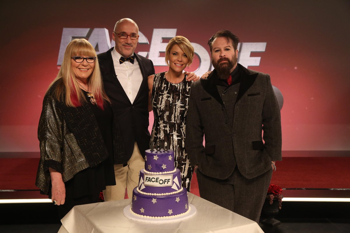 glenn_hetrick's tweet photo. #FaceOff100 Watch tonight @Syfy 9pm 100th Episode #FaceOff w/ @mckenziewestmor @VeNeill @glenn_hetrick @NevillePage http://t.co/SA5ngSSiTS