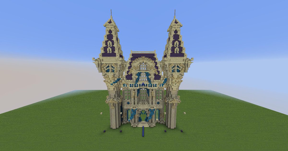 64Fixations's tweet image. Working on my first "true" mega-build on the @QubionBT server (obviously).  Thoughts?