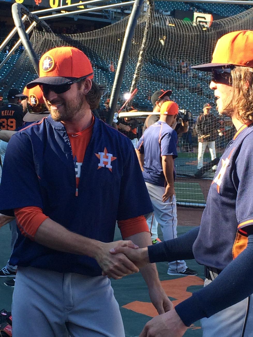 Josh Fields wishes Colby Rasmus a happy birthday. 