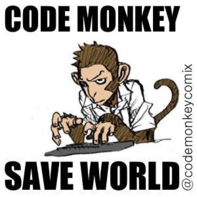 trinsic82's tweet photo. A4 Think like a Code Monkey. Save the World #SAPYouthChat http://t.co/UiMnNnbKba
