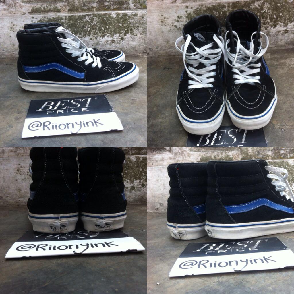 WTS : Vans sk8hi Bw stripe blue suede siZe 7.5 second good , 600K nego halus <a href="/AllDaySneakers/">A.D.S</a> <a href="/TakkaTarakan/">TakkaStore</a> <a href="/kensstore/">sneakers original</a>