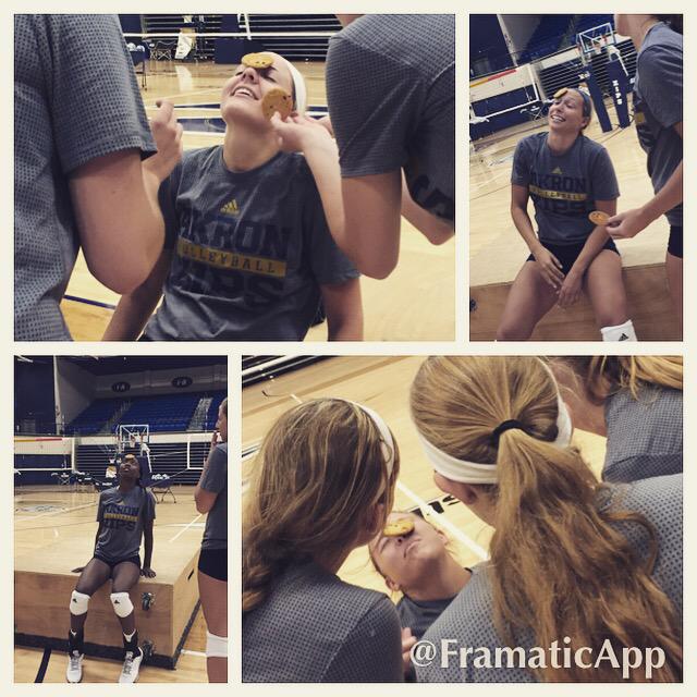 ZipsVB's tweet photo. Minute to Win it, day 2! #zipspreseason #ZipsVB http://t.co/on3tCAsnyW