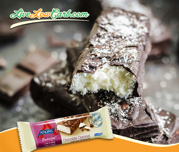 LiveLowCarbME's tweet photo. Snack time with  chocolate coconut from Atkins...! get it now at http://t.co/wgsAlXQS7j  #fitfam http://t.co/qyedy8yrUx