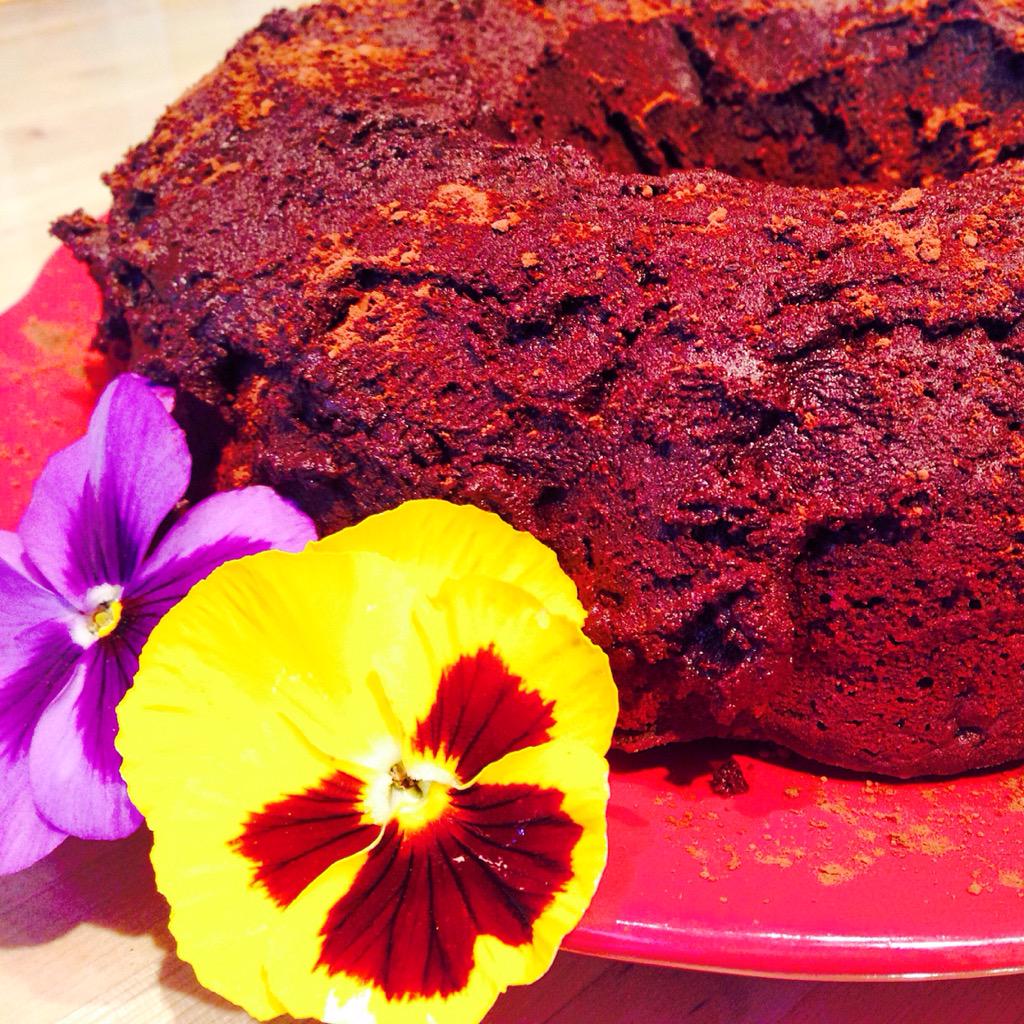 #glutenfree #chocolatezucchinicake from glutenfreeonashoestring.com/gluten-free-ch… 
Made w/ coconut milk fudge icing &amp; palm sugar