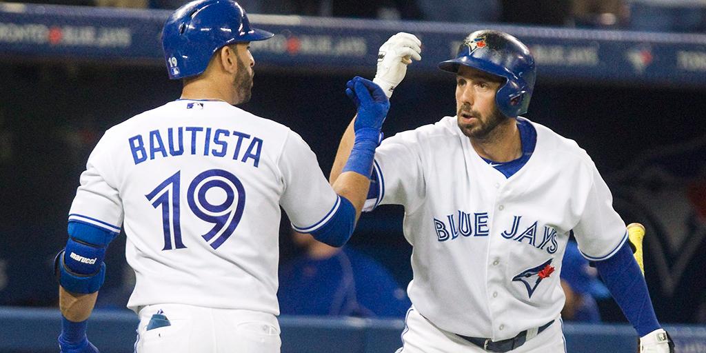 MLB's tweet photo. That’s NINE wins in a row for the @BlueJays: http://t.co/GmAT13AXVi #FearTheNorth http://t.co/5aDJQGPzAI