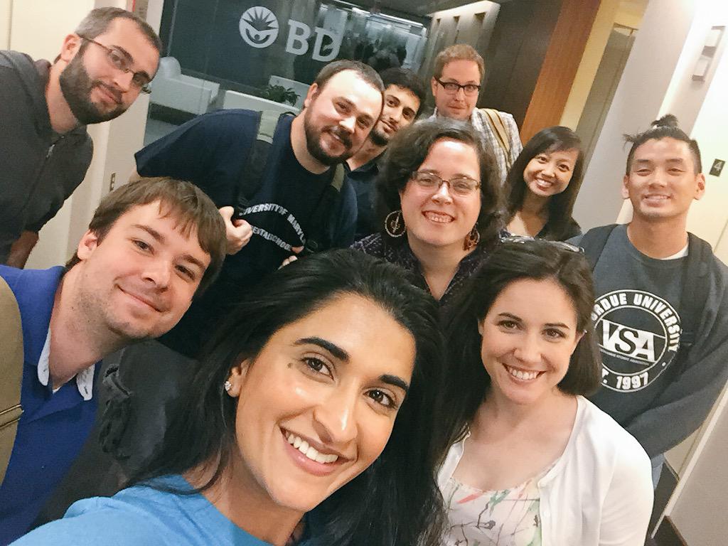 ShaliniSarena's tweet image. Epic group selfie w/ @devbootcamp alumni in #DC last night. Devs from Chi, NY &amp;amp; SF campuses! #CodeForDC #developers