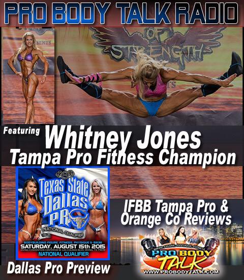 ProBodyTalk's tweet photo. Tune in to this week's ALL NEW episode of #probodytalk! Reviews from the  #IFBB #TAMPAPRO &amp; #ORANGECOUNTY http://t.co/43Kuy3ymjo