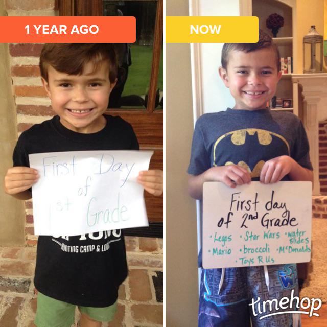Murphy6681's tweet photo. #timehop I love this boy!!! I just can't believe how much older he looks! http://t.co/0WPzDuQL2r