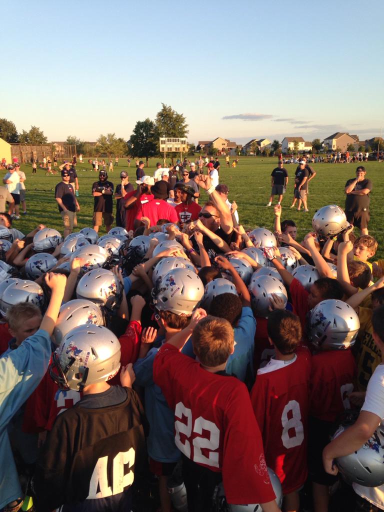 gfwtraining's tweet photo. Another great day of training football athletes of all ages at Champlin High School @Wellefast @GameFaceTr http://t.co/AVvgItqULt