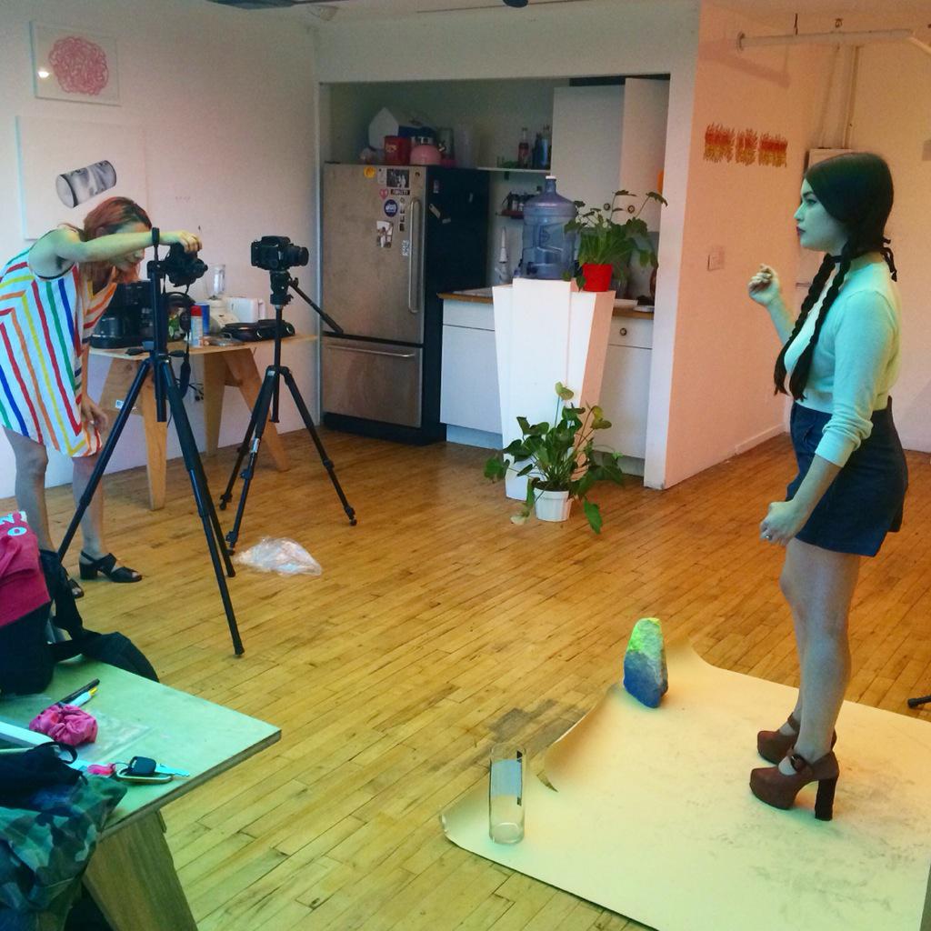 Shooting a special @sechung editorial with some beautiful and creative women today.