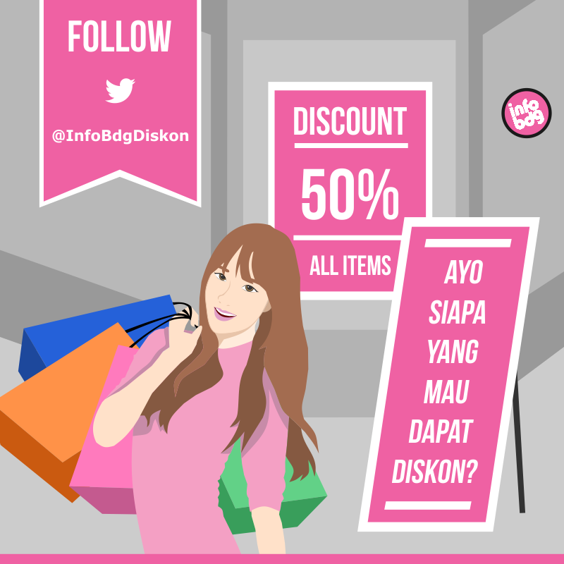 infobdg's tweet photo. Follow @InfoBdgDiskon buat cari tau info-info seputar diskonan yang ada di Bandung! Happy shopping! #diskonBDG http://t.co/eNN2ZxScHu
