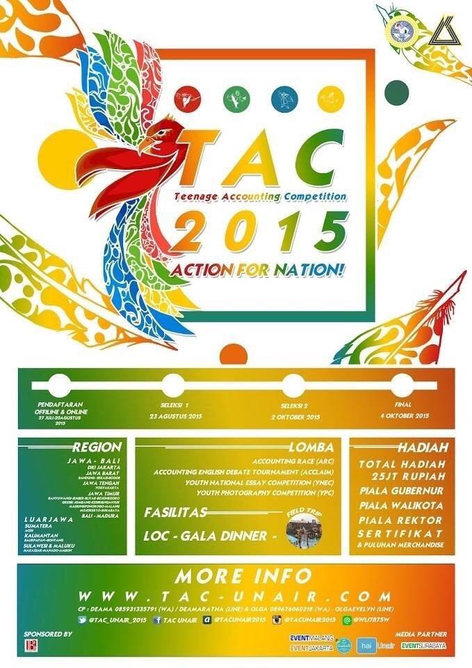 Buat kalian yang mau daftar TAC silahkan daftar sekarang di kantin brilliant. Ayo jangan sampai ketinggalan yaa !! 😄😄