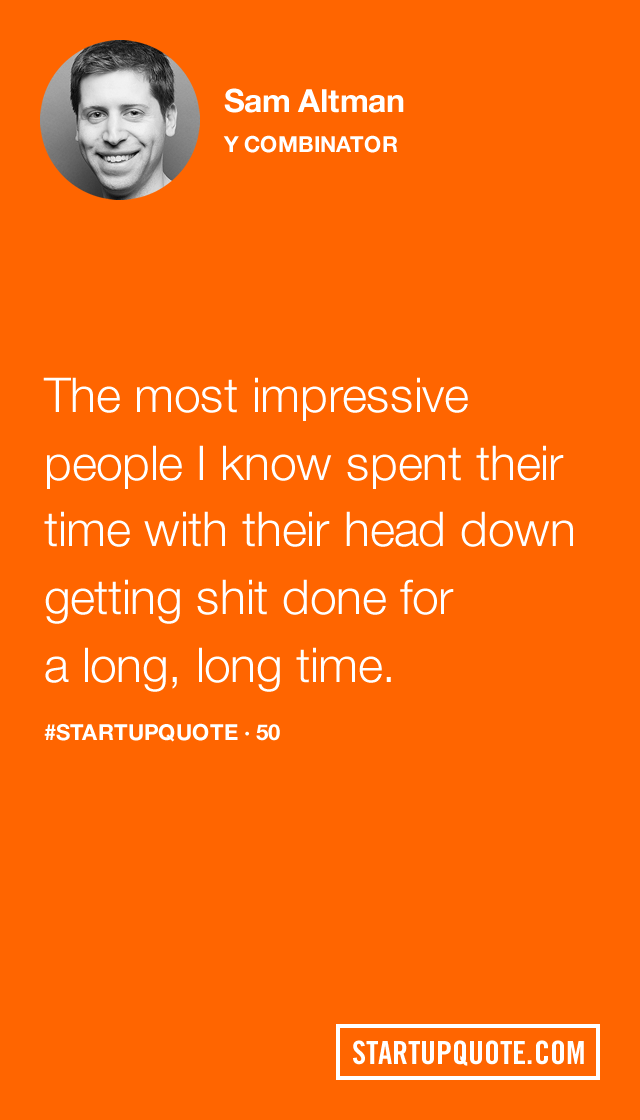 startupquote's tweet photo. The most impressive people I know spent their time… @sama #startupquote http://t.co/quspZnT7rk
