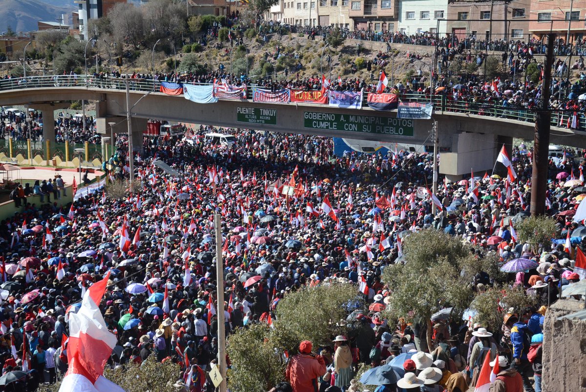 marbinvalda77's tweet photo. Potosí, después de los 27 días de paro contra el Gobierno del presidente Evo Morales, percibiría menos presupuesto. http://t.co/iIcyxIMyld
