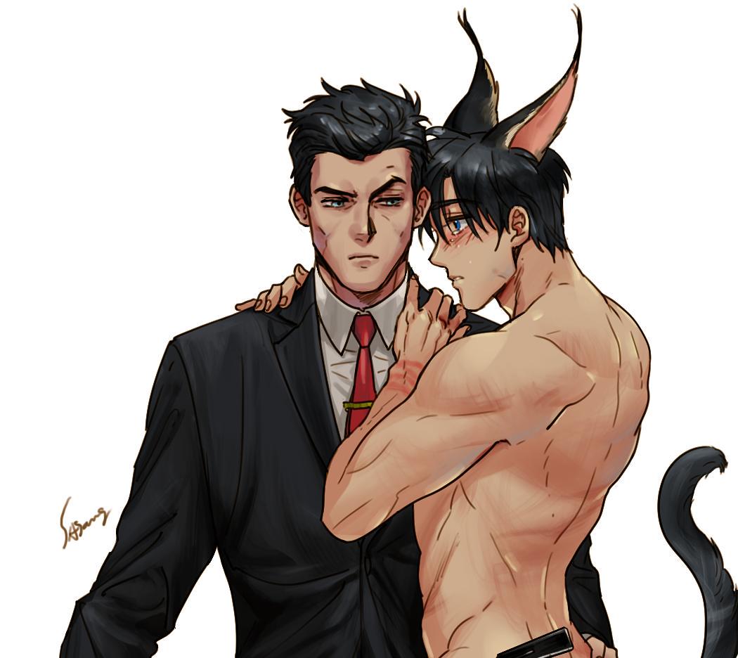 Bruce x Dick!! 사장(<a href="/sajang_/">사장님</a>)님께 커미션 넣었던 브루딕입니다+_+!!! 존잘님 그림을 영접하고 저는 심신의 강같은 평화를 얻었어요*-_-* 여러분 브루딕 파고 천국갑시다!! #brudick