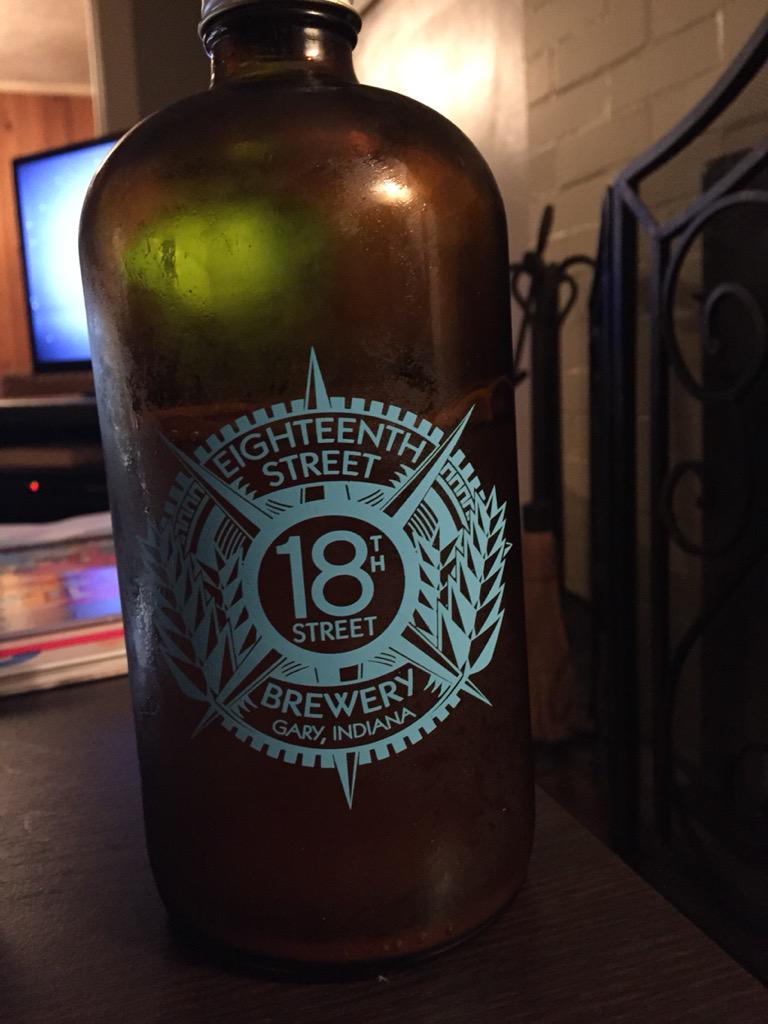 cf_peterson's tweet photo. I always try to keep a little bit of home with me#18thStreetBrewery http://t.co/7zlyA5Esb4