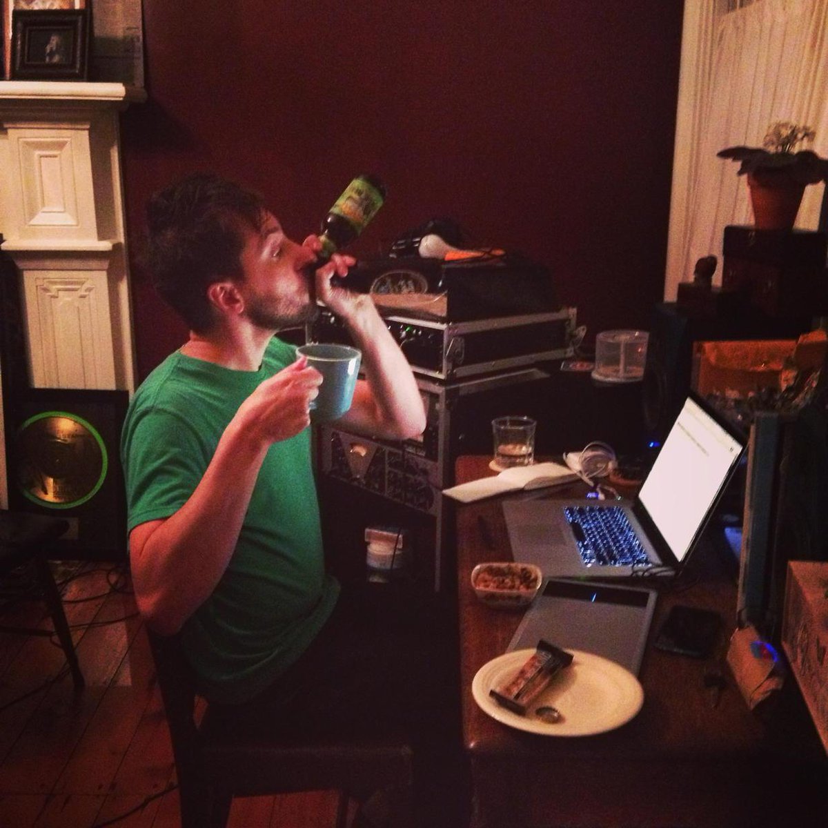 overtherhine's tweet photo. Mixing a live overtherhine record takes All of The Things w JustinGolden aka Kitten #nowherefarm #yeahthatsright http://t.co/TO7w8mTW87