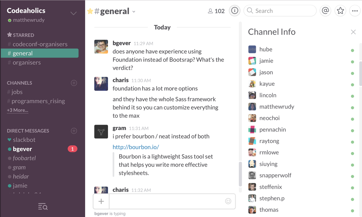 Codeaholics's tweet photo. In case anyone missed the boat. All the cool kids are hanging out on Codeaholics Slack http://t.co/HNJyjAa0KR http://t.co/BnJZeA30D6