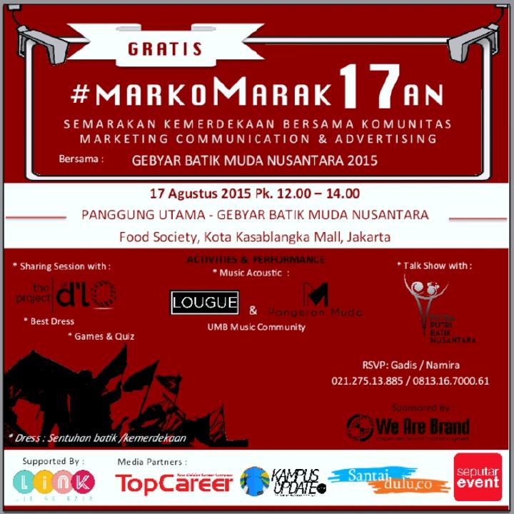 Raya 17an#markoMarak17an #RI70 <a href="/ProjectOf_DLO/">the Project Of D'Lo</a> <a href="/PangeranMudaPM/">PangeranMudaSiagian</a> <a href="/PutraPutriBatik/">Putra Putri Batik</a> <a href="/UMBMusicCom/">UMB Music Community</a> @kulkerUMB &amp; komunitas2