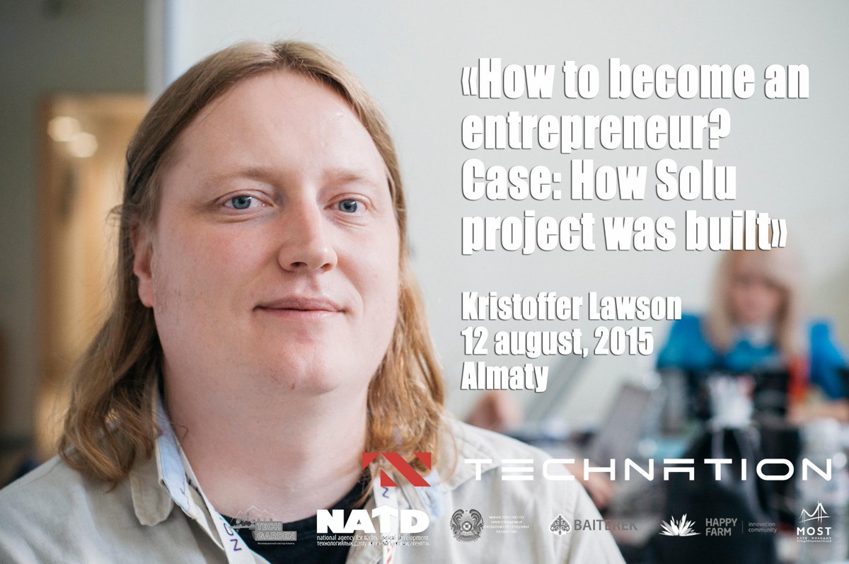technationkz's tweet photo. Don't miss! Today an open master class by Kristoffer Lawson. Details: http://t.co/s70h2tdcBw
#technation #kazakhstan http://t.co/UvN0mvXDl0