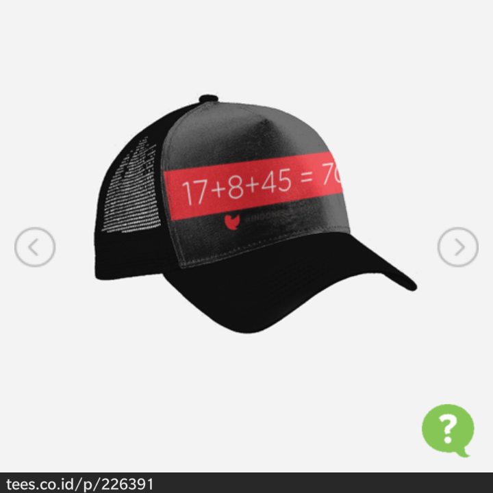 INDONESIAinLOVE's tweet photo. RETWEET  siap2 yang Mau Gratis Topi ini  #RI70 http://t.co/fUPvs4PpWy