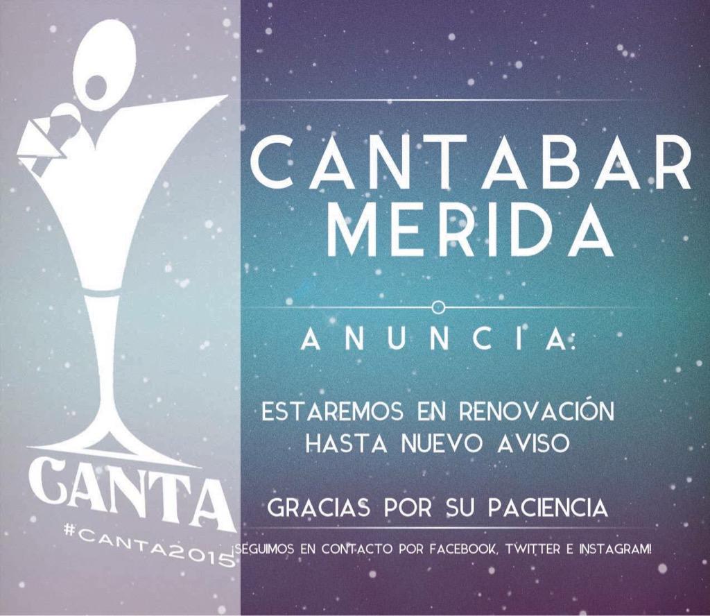 Canta (@CantaBarMerida) / Twitter