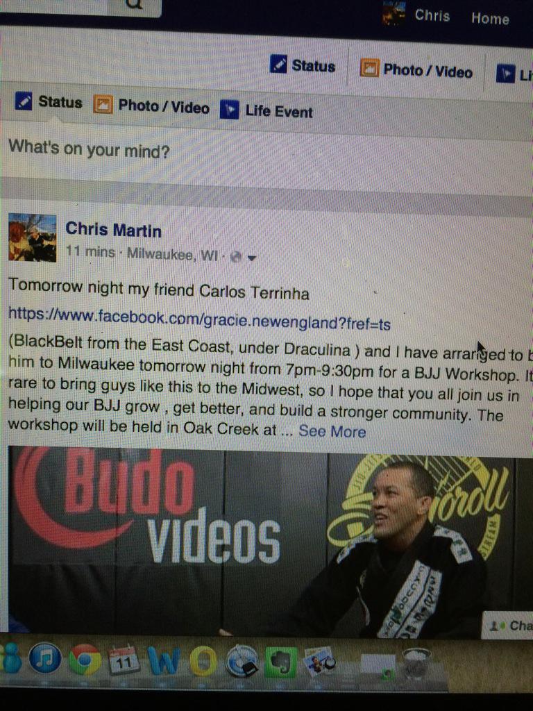 MMAClinics's tweet photo. Midwest Jitz BJJ seminar tomorrow in Kenosha and Milwaukee #mma #bjj http://t.co/W8kRyThlBT to find out who ! http://t.co/cof69yUTnw