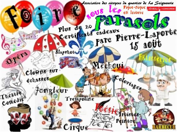 AlainDutrisac's tweet photo. @rdimatin Une invitation à Mme Julie Jasmine de faire la météo à notre Foire sous les parasols sous un air de comédie http://t.co/CaQxCElq3d