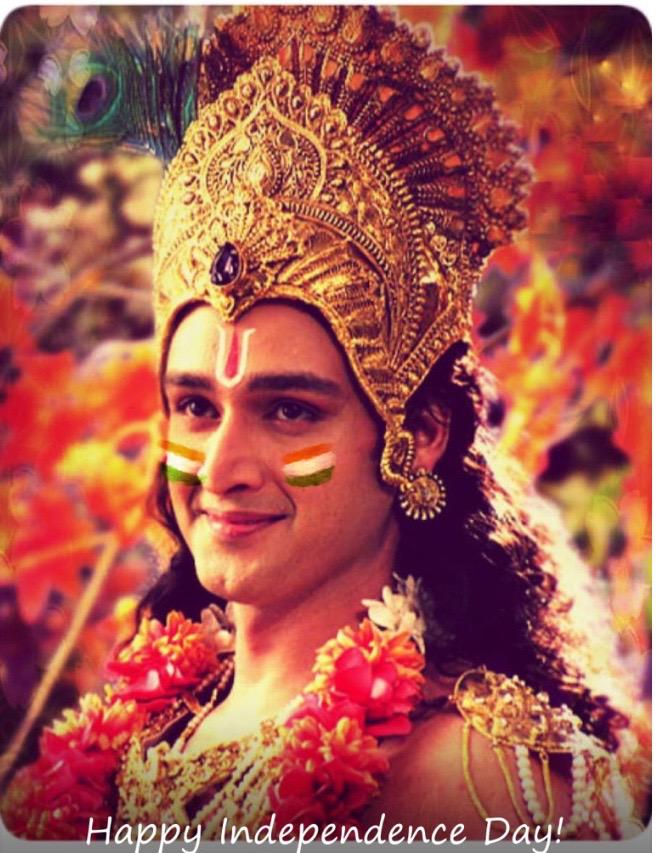 siya_kram's tweet photo. The day of independence is coming close!! Get ready guys, cuz @saurabhraajjain and krishna ji are ready!! R u ready? http://t.co/tcVYq8Lgbj