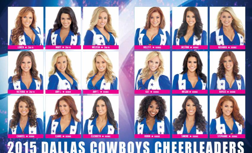 Cowboys Cheerleaders Roster