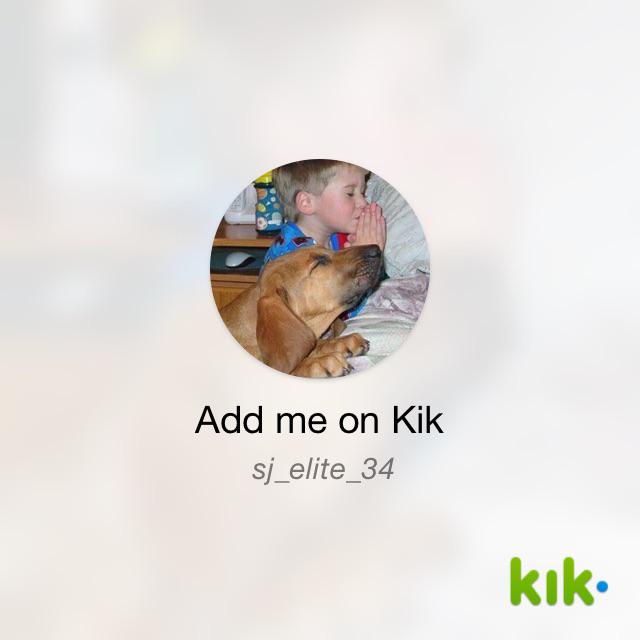 lptrinity's tweet image. Hey! I'm on #Kik - my username is 'sj_elite_34' kik.me/sj_elite_34