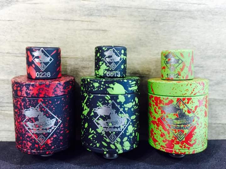 herman_vapes's tweet image. Authentic #Tugboat Zombie Splatter Comp Caps now in #whatuptugboat #clouds #cloudsfordays #vapegear #hermanvapes