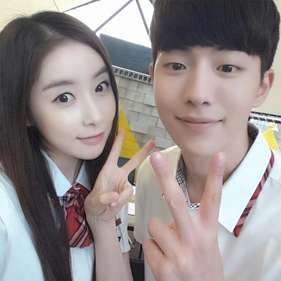 pbumeee's tweet photo. Nam Juhyuk with Stellar's Gayoung http://t.co/TEm2RFhg0x