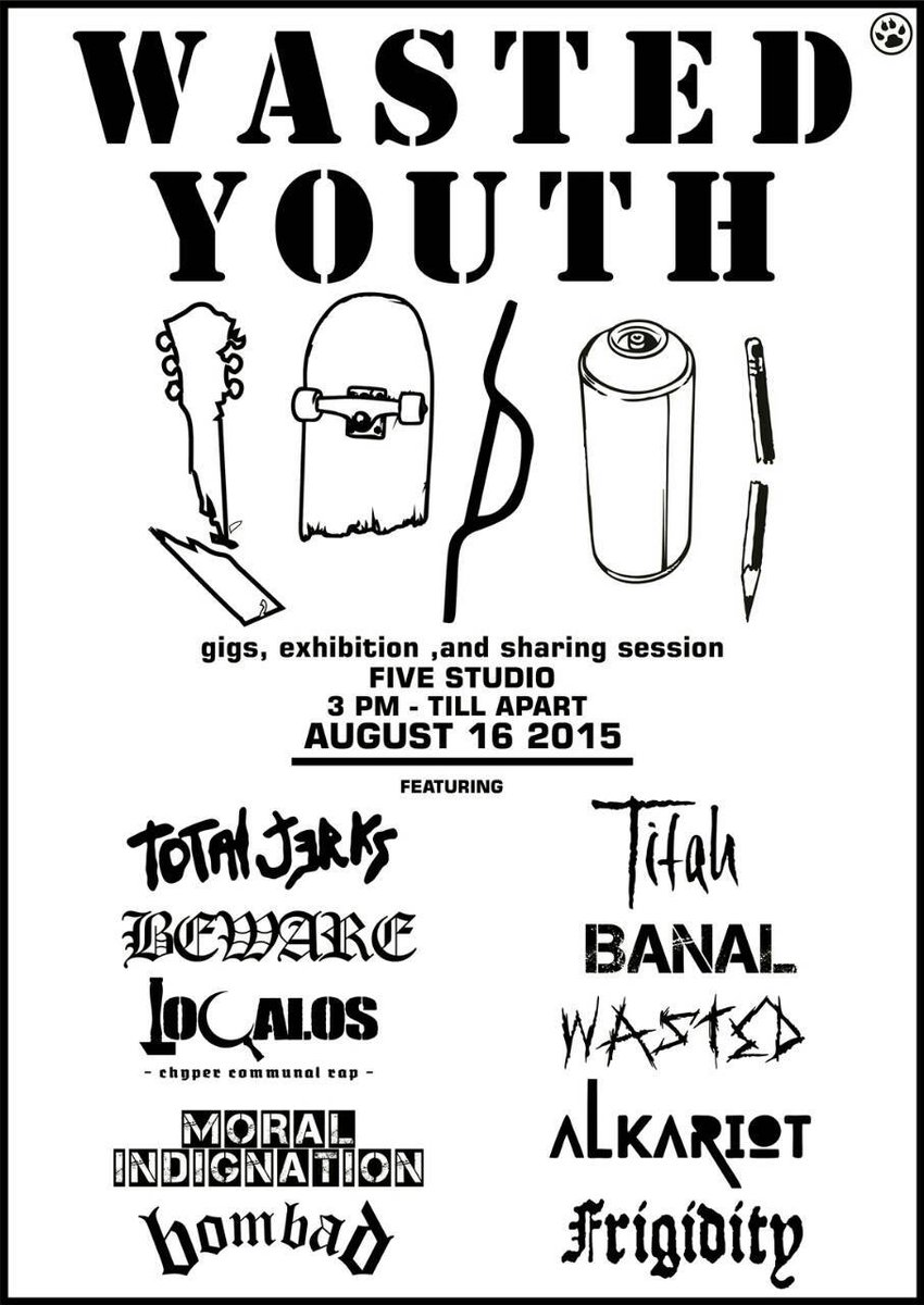 gelarending's tweet photo. @banal_crust will get wasted and yes,we will do lipsync.No bullshit just have fun. Get mosh on the pit with us, punk! http://t.co/1oy8oUCzaF